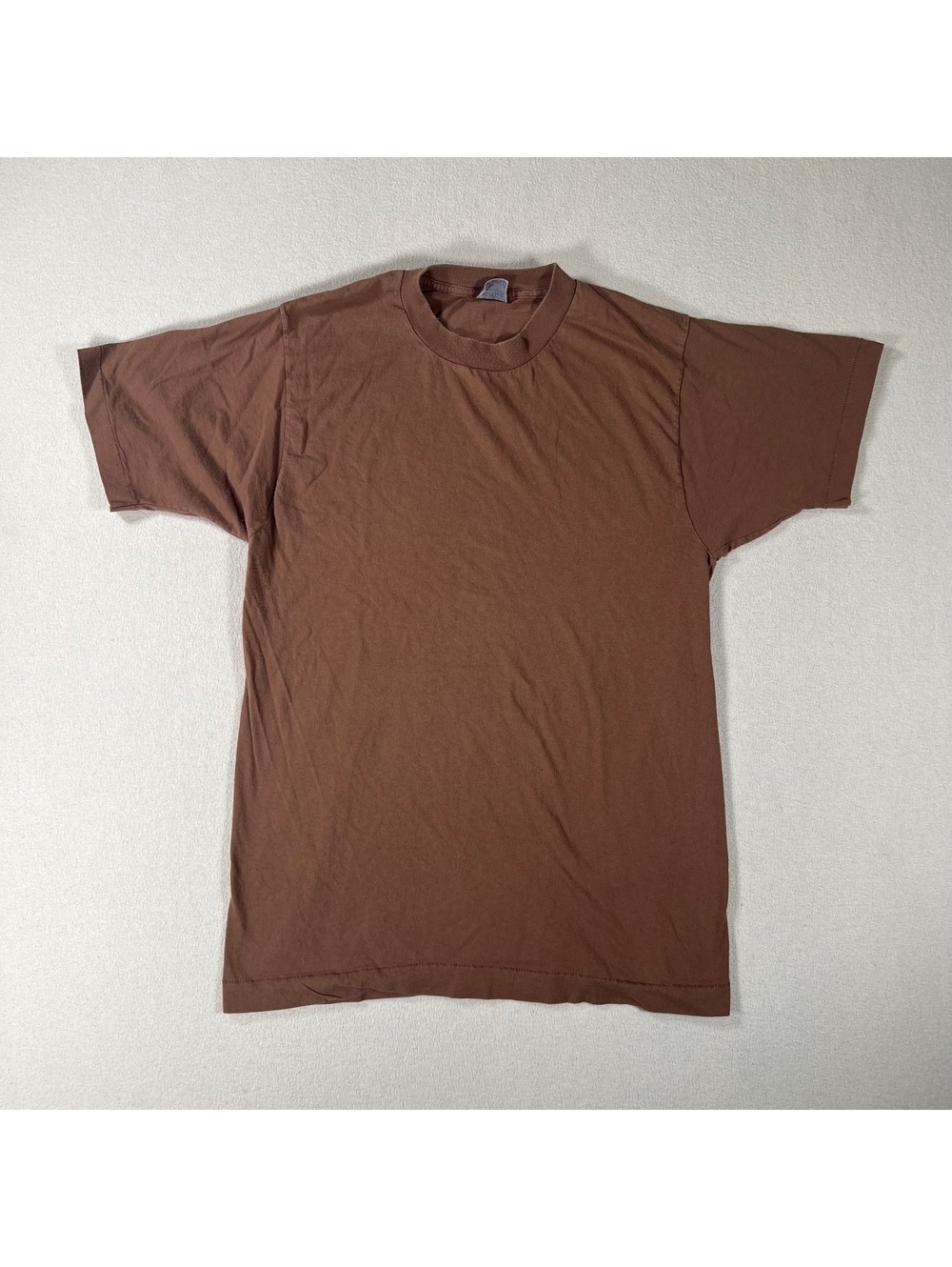 80s/90s DPSC by BVD vintage brown military blank tee Size L